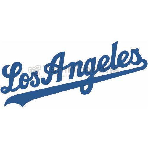 Los Angeles Dodgers T-shirts Iron On Transfers N1664 - Click Image to Close